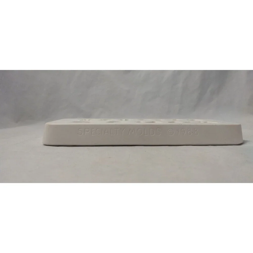 Vintage 1988 Specialty 12 Button or Appliques Ceramic Slip Casting Mold #701